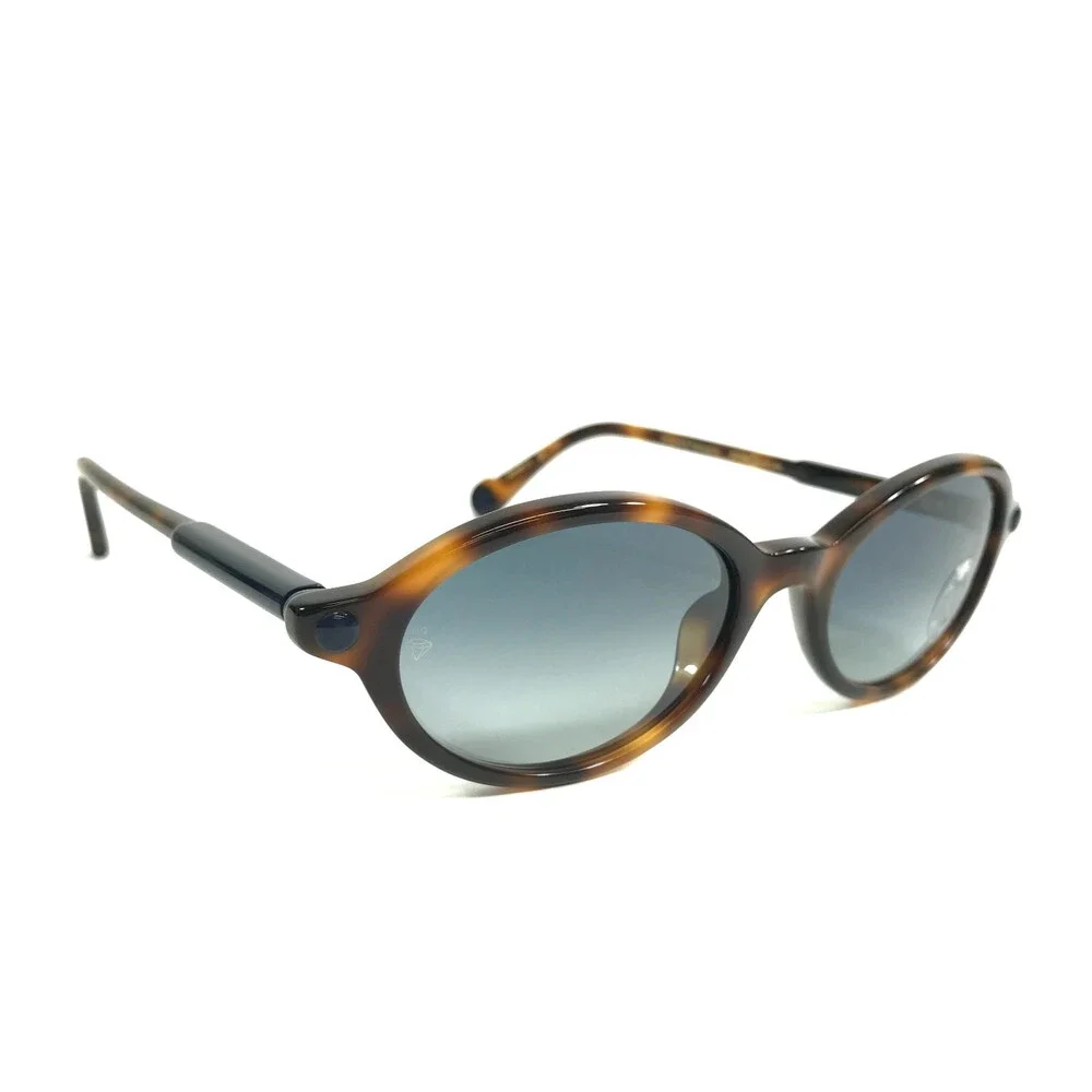 Etnia Barcelona Sunglasses DELOS HVDB Havana Blue Frames w/ Gradient Blue Lenses